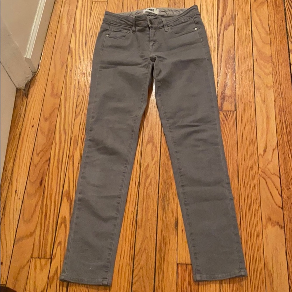 Gray PAIGE Skinny Jeans